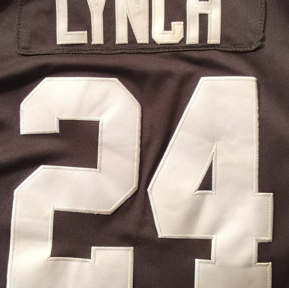 Raiders throwback #24 beast mode jersey